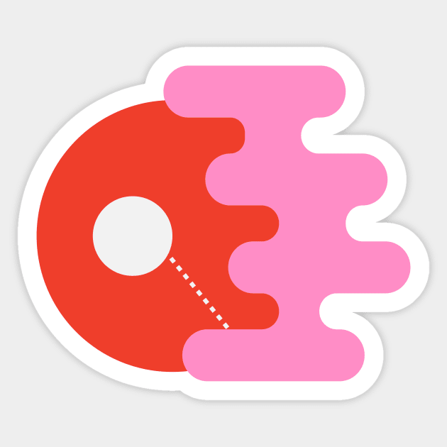 Favourite Shapes tee Sticker by juliechicago